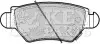 Колодки гальмівні (задні) Opel Astra G 98-09/Zafira A 99-05/Chevrolet Corsa 94-02/Zafira 01-12 KEY PARTS KBP1687 (фото 1)