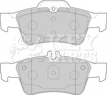 Тормозные колодки дисковые KEY PARTS KBP1798