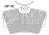 Тормозные колодки дисковые KEY PARTS KBP1813 (фото 1)