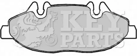Тормозные колодки (передние) MB Vito (W639) 03- KEY PARTS KBP1949