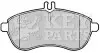 Гальмівні колодки дискові KEY PARTS KBP2008 (фото 1)