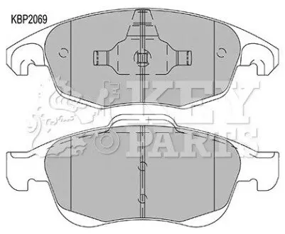 Гальмівні колодки (набір) KEY PARTS KBP2069