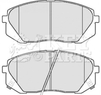 Тормозные колодки дисковые KEY PARTS KBP2081 (фото 1)