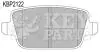 Гальмівні колодки (набір) KEY PARTS KBP2122 (фото 1)