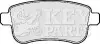 Тормозные колодки дисковые KEY PARTS KBP2124 (фото 1)