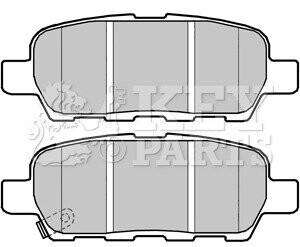 Тормозные колодки дисковые KEY PARTS KBP2326 (фото 1)