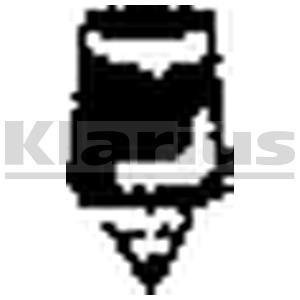 Кронштейн, глушник KLARIUS 420300 (фото 1)