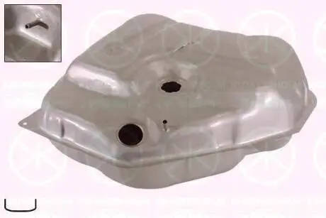 Топливный бак KLOKKERHOLM 2550 007