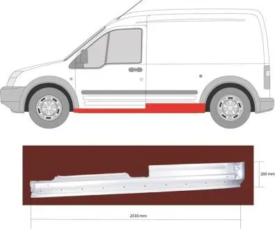 Ремчастина металева KLOKKERHOLM FP 2507 003