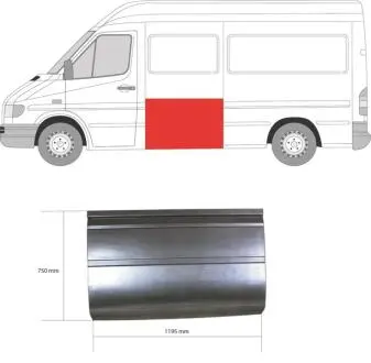 Ремчастина металева KLOKKERHOLM FP 3546 011