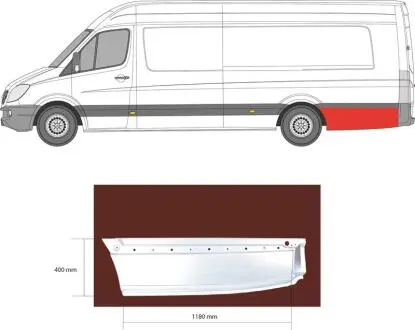 Ремчастина металева KLOKKERHOLM FP 3547 607
