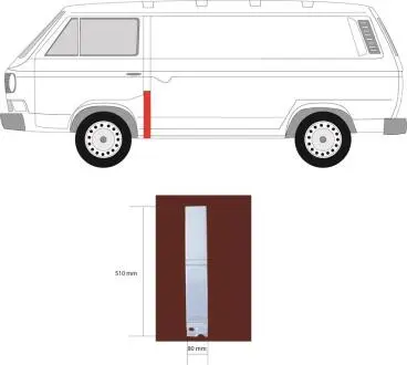 Ремчастина металева KLOKKERHOLM FP 9557 021