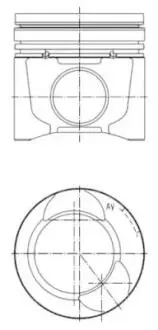 Поршень KOLBENSCHMIDT 40074600 (фото 1)