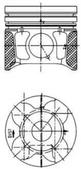 Поршень,комплект CITROEN/PEUGEOT/FORD Berlingo,C2,C3,C4,Jumpy,Xsara,Focus,C-Max,Partner,207,308,407 KOLBENSCHMIDT 40179600
