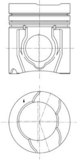 Поршень KOLBENSCHMIDT 40182600