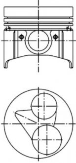 Поршень KOLBENSCHMIDT 40224600