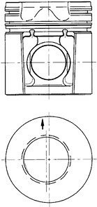 Поршень KOLBENSCHMIDT 40234610