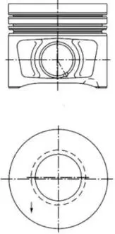 Поршень KOLBENSCHMIDT 40387610 (фото 1)