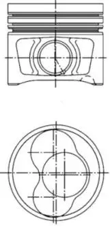 Поршень KOLBENSCHMIDT 40408600
