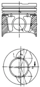 Поршень KOLBENSCHMIDT 40469610