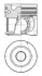 Поршень (діаметр 110мм, STD) DEUTZ TCD 7.8 L6 BRAEUTIGAM HYDROTRAC, DEUTZ FAHR 9000, AGROTRON NEW TCD7,8L6/TCD7.8L06TIER4I/TTCD7.8L06 40679600