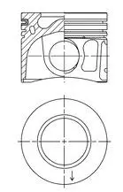 Поршень двигуна FORD 2,2TDCI 86,00 STD 2/2/2 KOLBENSCHMIDT 41072600