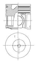 Поршень KOLBENSCHMIDT 41 500 600