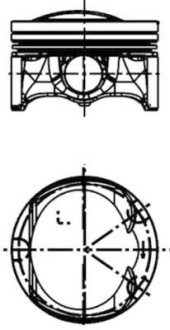 ПОРШЕНЬ + 0,50 83,00 mm KOLBENSCHMIDT 41509620