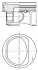 Поршень 71,2 (+0,40) FIAT 500, 500 C, GRANDE PUNTO, PANDA, PANDA/HATCHBACK, PUNTO, PUNTO EVO, FORD KA, LANCIA YPSILON 1.2/1.2LPG 10.05- KOLBENSCHMIDT 41754610 (фото 1)