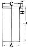 Гільза циліндра (100мм) KOLBENSCHMIDT 89555190 (фото 1)