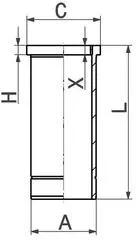 Гильза цилиндра KOLBENSCHMIDT 89920110