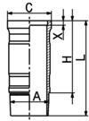 Гільза циліндра KOLBENSCHMIDT 89935110