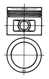 Поршень KOLBENSCHMIDT 92776600