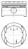 Поршень OPEL &quot;1.6 &quot;94-00 KOLBENSCHMIDT 94637620 (фото 1)