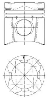 Поршень KOLBENSCHMIDT 94846600