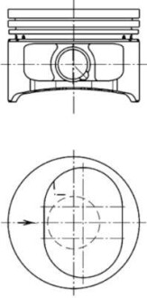 Поршень KOLBENSCHMIDT 94865620