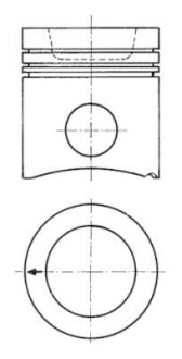 Поршень KOLBENSCHMIDT 94943600