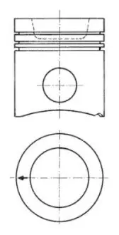 Поршень KOLBENSCHMIDT 94943600