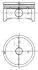 A_Поршень, комплект FORD/VOLVO Focus,Mondeo,Fiesta,C30,S40,S80,V50 2,0i 16V 00- KOLBENSCHMIDT 99457600 (фото 1)