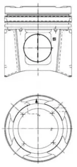 Поршень KOLBENSCHMIDT 99697600