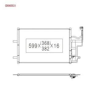 Радіатор кондиціонера KOYORAD CD060531