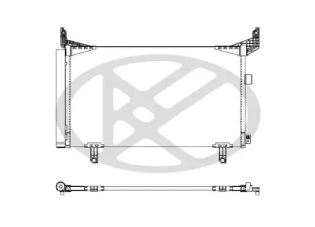 Конденсатор кондиціонера (з осушувачем) SUBARU FORESTER 2.0/2.0H/2.5 04.18- KOYORAD CD091316