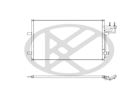 Фото радіатор кондиціонера KoyoAir KOYORAD CD320599 Радіатор кондиціонера KoyoAir KOYORAD CD320599