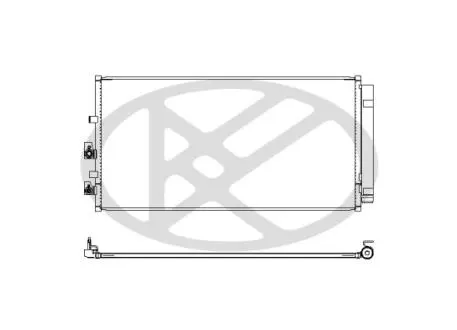 Фото радіатор кондиціонера KOYORAD CD321454 Радіатор кондиціонера KOYORAD CD321454