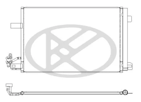 Радіатор кондиціонера KOYORAD CD451026