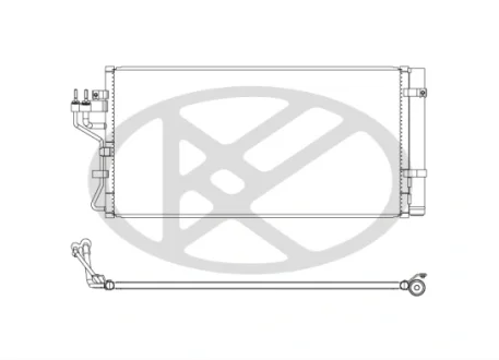 Радіатор кондиціонера KoyoAir KOYORAD CD810761