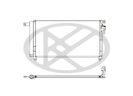 Радиатор кондиционера в сборе KOYORAD CD820572