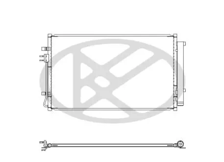 Конденсатор кондиціонера KIA SORENTO IV 1.6H/2.2D/2.5 03.20- KOYORAD CD821402