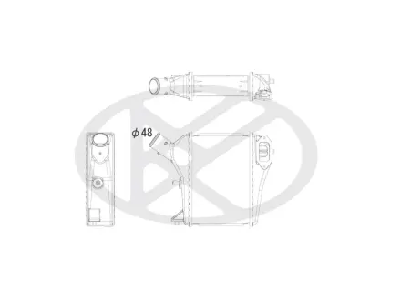 Інтеркулер HONDA CR-V IV 1.6D 10.13- KOYORAD IA080119