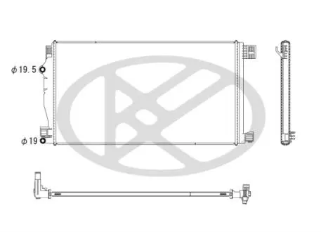Радіатор двигуна TOYOTA C-HR 1.2 10.16- KOYORAD PL013659